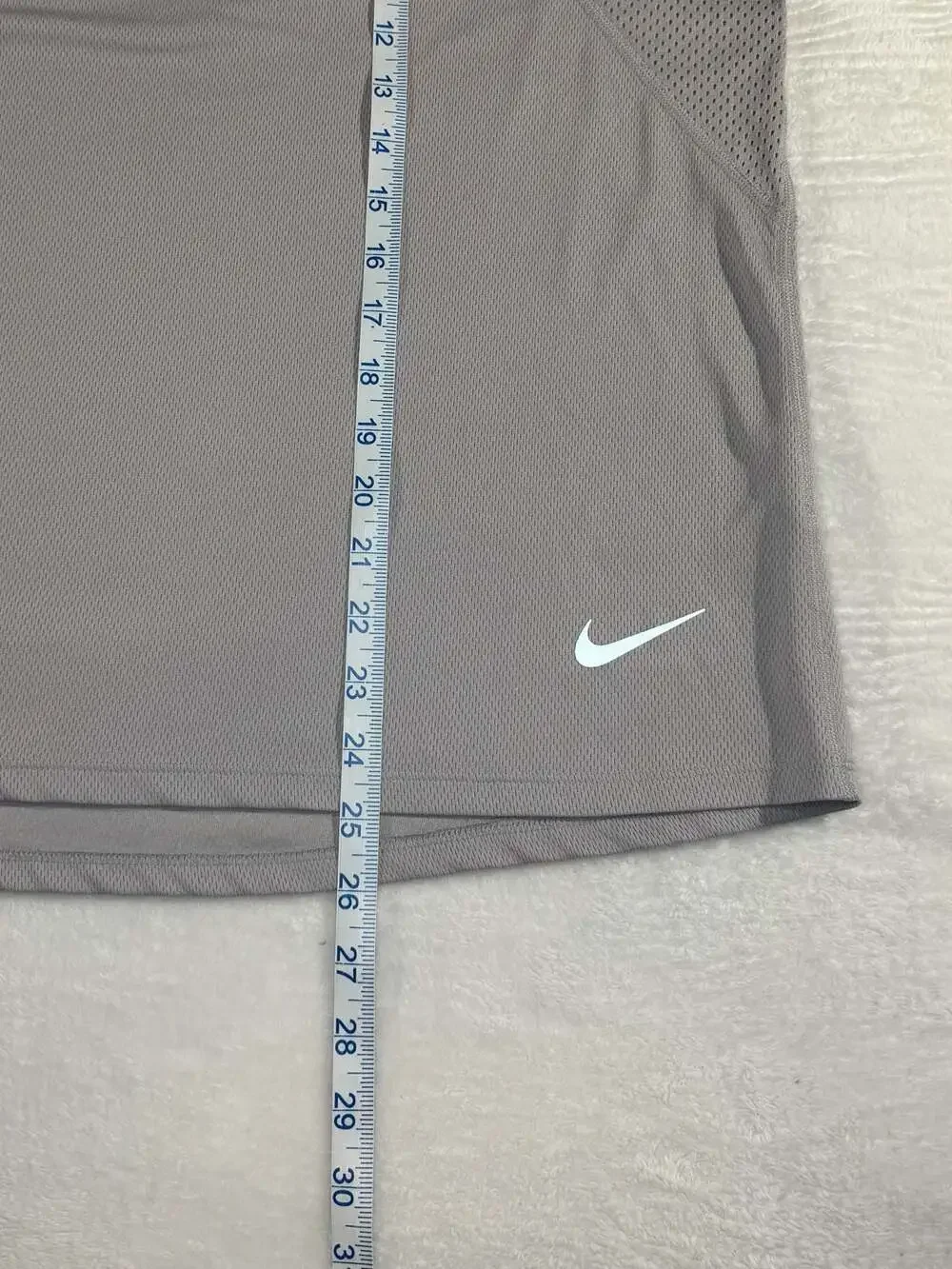 Nike Dri-FIT Running Women’s Short-Sleeve Performance Mesh Top Gray Size 1X